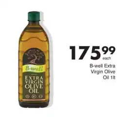 Save B-well Extra Virgin Olive Oil offer