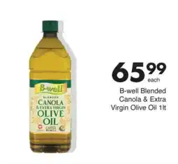 Save B-well Blended Canola & Extra Virgin Olive Oil offer
