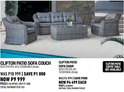 Home Corp CLIFTON PATIO SOFA COUCH offer