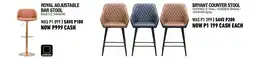 Home Corp ROYAL ADJUSTABLE BAR STOOL offer