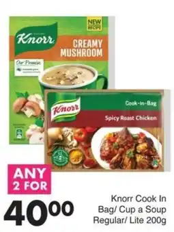 Save Knorr Cook In Bag/ Cup a Soup offer