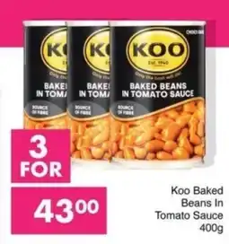 Save Koo Baked Beans In Tomato Sauce offer