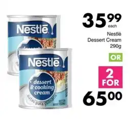 Save Nestlé Dessert Cream offer