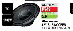 Home Corp Pioneer 12" SUBWOOFER offer