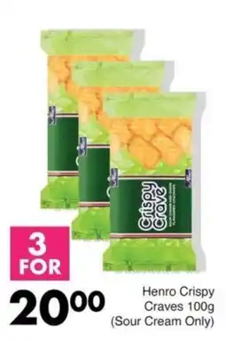 Save Henro Crispy Craves offer