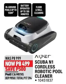 Home Corp Aiper SCUBA N1 Cordless Robotic Pool Cleaner offer