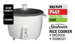Home Corp Sunbeam Rice Cooker offer
