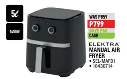 Home Corp ELEKTRA MANUAL AIR FRYER offer