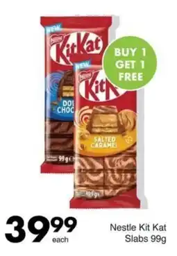 Save Nestle Kit Kat Slabs offer