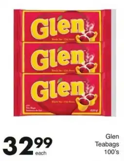 Save Glen Teabags offer
