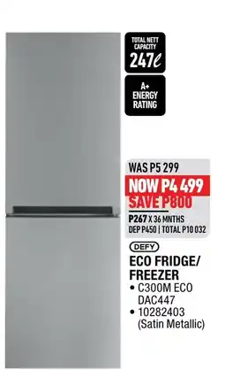 Home Corp DEFY ECO FRIDGE/FREEZER offer
