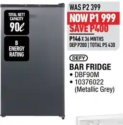 Home Corp DEFY BAR FRIDGE offer
