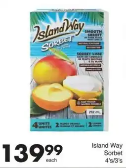 Save Island Way Sorbet offer