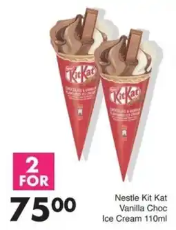 Save Nestle Kit Kat Vanilla Choc Ice Cream offer