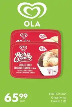 Save Ola Rich And Creamy Ice Cream offer