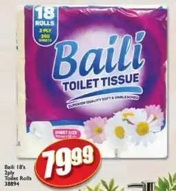 A5 Cash & Carry Baili Toilet Tissue offer