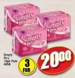 A5 Cash & Carry Simply Dry 10pk Pads offer