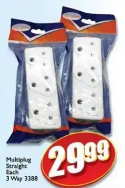 A5 Cash & Carry Multiplug Straight 3 Way offer