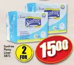 A5 Cash & Carry Sunfree Panty Liner offer