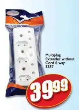 A5 Cash & Carry Multiplug Extender without Cord 6 way offer