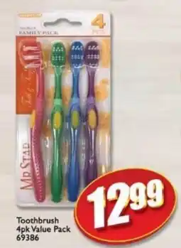 A5 Cash & Carry Mr Stad Toothbrush Assorted offer