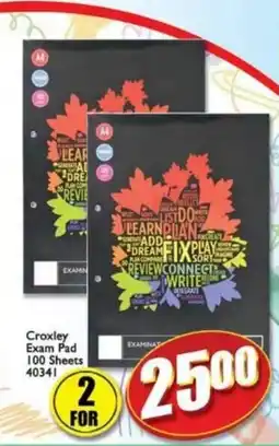 A5 Cash & Carry Croxley Exam Pad offer