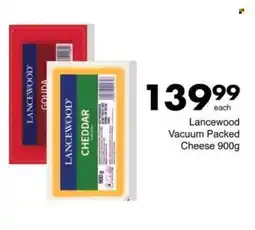 Save Lancewood Vacuum Packed Cheese offer