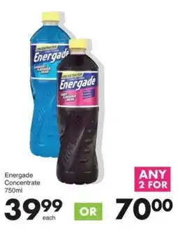 Save Energade Concentrate offer