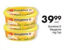Save Sunshine D Margarine offer