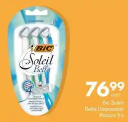 Save Bic Soleil Bella Disposable Razors 3's offer