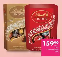 Save Lindt Lindor Cornet Assorted offer