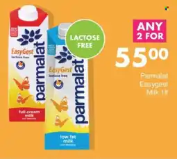 Save Parmalat EasyGest lactose free milk offer