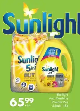 Save Sunlight Auto Washing Powder/Liquid offer
