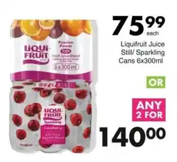 Save Liquifruit Juice Still/ Sparkling Cans offer