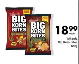 Save Willards Big Korn Bites offer