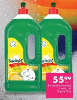 Save Sunlight Dishwashing Liquid offer