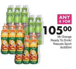 Save Mr Orange Ready To Drink/ Rascals Sport offer