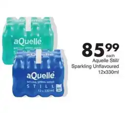 Save aQuelle Still/Sparkling Unflavoured offer
