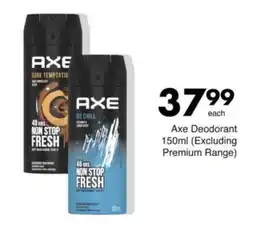 Save Axe Deodorant offer