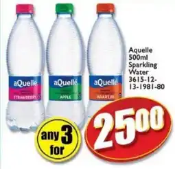 A5 Cash & Carry aQuelle Sparkling Water offer