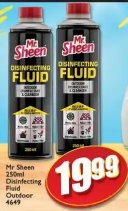 A5 Cash & Carry Mr Sheen Disinfecting Fluid Outdoor offer