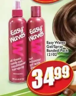 A5 Cash & Carry Easy Waves Gel/Spray Banded Pack offer