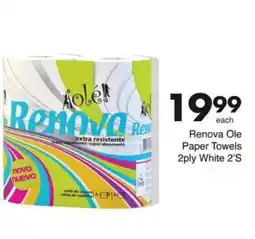 Save Renova Ole Paper Towels offer