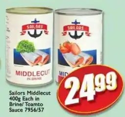 A5 Cash & Carry Sailors Middlecut offer