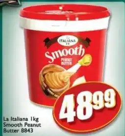 A5 Cash & Carry La Italiana Smooth Peanut Butter offer
