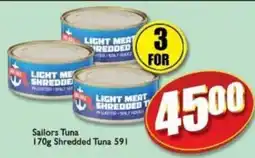 A5 Cash & Carry Sailors Tuna Shredded Tuna offer