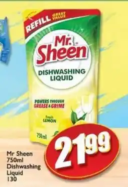A5 Cash & Carry Mr Sheen Dishwashing Liquid offer