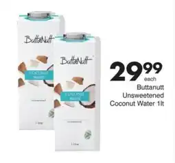 Save Buttanutt Unsweetened Coconut Water offer