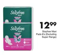Save Stayfree Maxi Pads offer