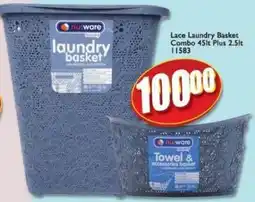 A5 Cash & Carry nu ware lace laundry basket combo offer